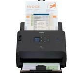 Canon imageFORMULA DR-S250N Escáner de Documentos | Escaneo web sin controladores y escaneo directo | LAN Gigabit y USB 3.2 | Alimentador automático de 60 hojas | 50 pág/min | Software CaptureOnTouch