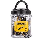 Soporte magnético DeWalt con funda guía, adaptador para taladros y atornilladores, facilita perforaciones precisas, diseño compacto, mejora la estabilidad y control.