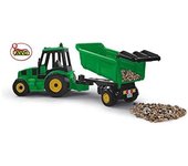 Tractor con remolque volquete 71 cm en caja