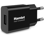 Hamlet XPWCU110 cargador de dispositivo móvil Universal Negro Corriente alterna Interior