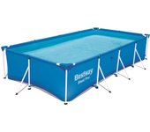 Bestway Steel Pro 56405 piscina sobre suelo Piscina con anillo hinchable Rectangular 5700 L Azul
