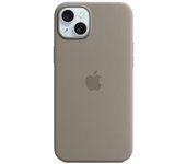 Apple Funda de Silicona con MagSafe para el iPhone 15 Plus - Arcilla