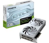 GIGABYTE GeForce RTX 5060 Ti EAGLE OC ICE 16G Tarjeta Gráfica - 16 GB GDDR7, 128 bits, PCI-E 5.0, 2617 MHz Frecuencia del núcleo, 3 x DisplayPort, 1 x HDMI, GV-N506TEAGLEOC ICE-16GD