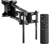 Maclean Soporte de Pared Eléctrico para TV de 37-70" | Altura Ajustable con Mando a Distancia | para Montaje sobre la Chimenea | Máx. VESA 600x400 | hasta 35 kg | MC-891