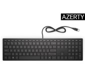 HP Pavilion 300 Teclado con Cable - (Puerto USB, Teclado con 3 Zonas, Windows), Color Negro
