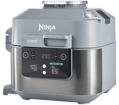 Ninja Speedi Olla rápida, Freidora de aire y Multifunción, 5,7L, comidas para 4 en 15 minutos, Freír con aire, Vapor, Parrilla, Hornar, Asar, Sellar, Cocción lenta y más, en gris, ON400EU