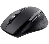 Trust Sura Ratón Inalámbrico para Portátil/Ordenador/Mac, 800-1200 PPP, 6 Botones, Sensor Óptico, Microrreceptor USB Almacenable, Mouse para Diestros, Windows DELL Macbook, Negro