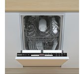Candy Dishwasher CDIH 2D949 Built-in. Width 44.8 cm. Number of place settings 9. Number of programs 7. Energy efficiency class E. Display. AquaStop function. White