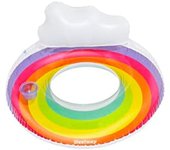 BESTWAY Flotador Hinchable de Piscina Rainbow Dreams Swim 97x97x51 cm Multicolor