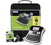 Dymo S0964070 LabelManager 210D - Etiquetadora (cintas D1: 6, 9, 12 mm, fuente de alimentación [Importado de Alemania]