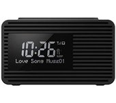 Panasonic RC-D8EG-K - Radio Despertador Digital Dab+, Pantalla Grande, Botón Snooze, Doble Temporizador, Carga de Smartphone con Puerto USB, Sleep Timer