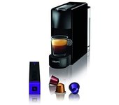 Krups Nespresso Essenza Mini XN1108 - Cafetera monodosis de cápsulas Nespresso, compacta, 2 programas de café,19 bares, apagado automático, color negra, incluye kit bienvenida