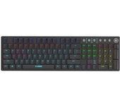 Ibox aurora k-6 teclado rf wireless + bluetooth qwerty inglés negro