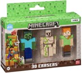 Minecraft 3d erasers - 3 pack ver.c