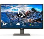 Philips P Line 439P1/00 LED display 108 cm (42.5") 3840 x 2160 Pixeles 4K Ultra HD Negro