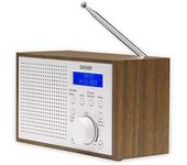 Denver DAB-46WHITE radio Internet Analógico y digital Marrón, Blanco