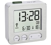 TFA-Dostmann 60.2545.54 despertador Reloj despertador digital Plata