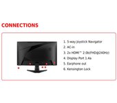 MSI Monitor 9S6-3CE01M-014 MAG Serie 276CXF Curved Black con Display Full HD 27 pollici