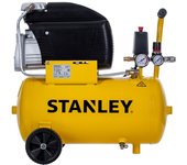 Stanley D211/8/24 - Compresor 24 litros, Motor 2 Hp, Peso 24 kg, Amarillo