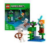 Lego duello nella grotta lussureggiante