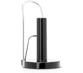 Brabantia 493546 portarollo de papel Plástico, Acero Negro, Plata