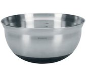 Brabantia 363863 - Cuenco, 3 l, Acero Mate, Base Color Negro
