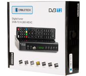 Cabletech DVB-T/C HEVC Sintonizador H.265 10bit Resolución 1920x1080 Pixeles Programación Grabación Búsqueda Automática Canales RAM 512 MB DDR2