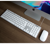 Hamlet XKKITA-MCU teclado Oficina USB QWERTY Blanco