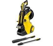 Kärcher Hidrolimpiadora K 5 Premium Power Control, 145 bar, caudal: 500 l/h, rendimiento de superficie: 40 m²/h, Home & Garden app, enrollador manguera, pistola, boquilla turbo, Negro y Amarillo