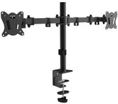 Montis Uchwyt monitorowy podwójny Everest 13-27" MT015 soporte para monitor 68,6 cm (27") Escritorio Negro