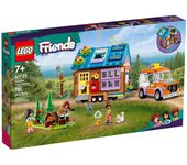 LEGO Friends Casita con Ruedas y Coche de Juguete, Set de Camping con Accesorios, Mini Muñecas Leo y Liann, Personajes 2023, Regalos para Niñas y Niños de 7 Años o Más, Casas de Juguetes 41735