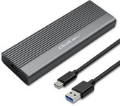 Qoltec 52267 recinto | unidad ssd m.2 | sata | ngff| usb-c | súper velocidad | 2tb | gris