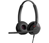 EPOS IMPACT 760T Auriculares con Cable de Doble Auricular para PC con Micrófono con Cancelación de Ruido, Certificado Teams, USB-C y USB-A, Controles In-Line, Super Wideband Audio, Comodidad Extrema