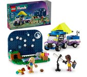 LEGO Friends Vehículo de Observación de Estrellas Coche 4x4, Telescopio de Juguete, Juego Científico con Mini Muñecas de Nova y Aliya y Figura de Perro, Regalo para Niñas y Niños de 7 Años o Más 42603