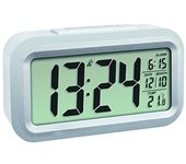 TFA-Dostmann 60.2553.02 despertador Reloj despertador digital Plata, Blanco
