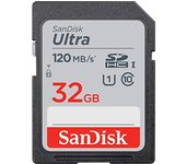 Sandisk 32GB SDHC UHS-I 32GB SDHC UHS-I Clase 10 Memoria Flash - Tarjeta de Memoria (32 GB, SDHC, Clase 10, UHS-I, 80 MB/s, Negro, Rojo, Plata)
