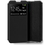 Cool Funda Flip Cover Liso Negro para Oppo A94 5G