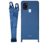 Cool Funda Colgante Azul para Samsung Galaxy A21s