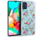 Cool Funda Dibujos Flores para Samsung Galaxy A71