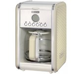 Ariete Vintage Cafetera de Goteo 4-12 Tazas Beige