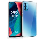 Cool Funda Silicona Transparente para Oppo Reno 4