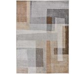 Atticgo Alfombra abstracta en beige, 160x230 cm