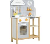 AIYAPLAY Cocinita infantil gris 57 x 26 x 82 cm