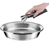 Cuisinox Sartén 24 cm con mango extraíble  acero