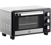 Homcom Horno eléctrico gris 44 x 32 x 28.1 cm