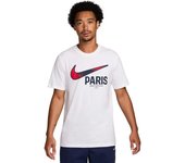Nike - Camiseta PSG Fanswear Swoosh 2024-2025, Unisex, White, M