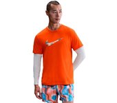 Nike - Camiseta Dri-FIT Swoosh, Hombre, Safety Orange, S