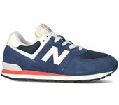 New Balance - Zapatilla 574 Niño, Unisex, Navy, 5 USA
