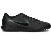 Nike - Bota de fútbol Tiempo Legend 10 Club Turf, Unisex, Black-Black-Deep Jungle, 9,5 USA