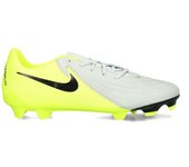 Nike - Bota de fútbol Phantom GX II Academy FG/MG, Unisex, Mtlc Silver-Black-Volt, 9,5 USA